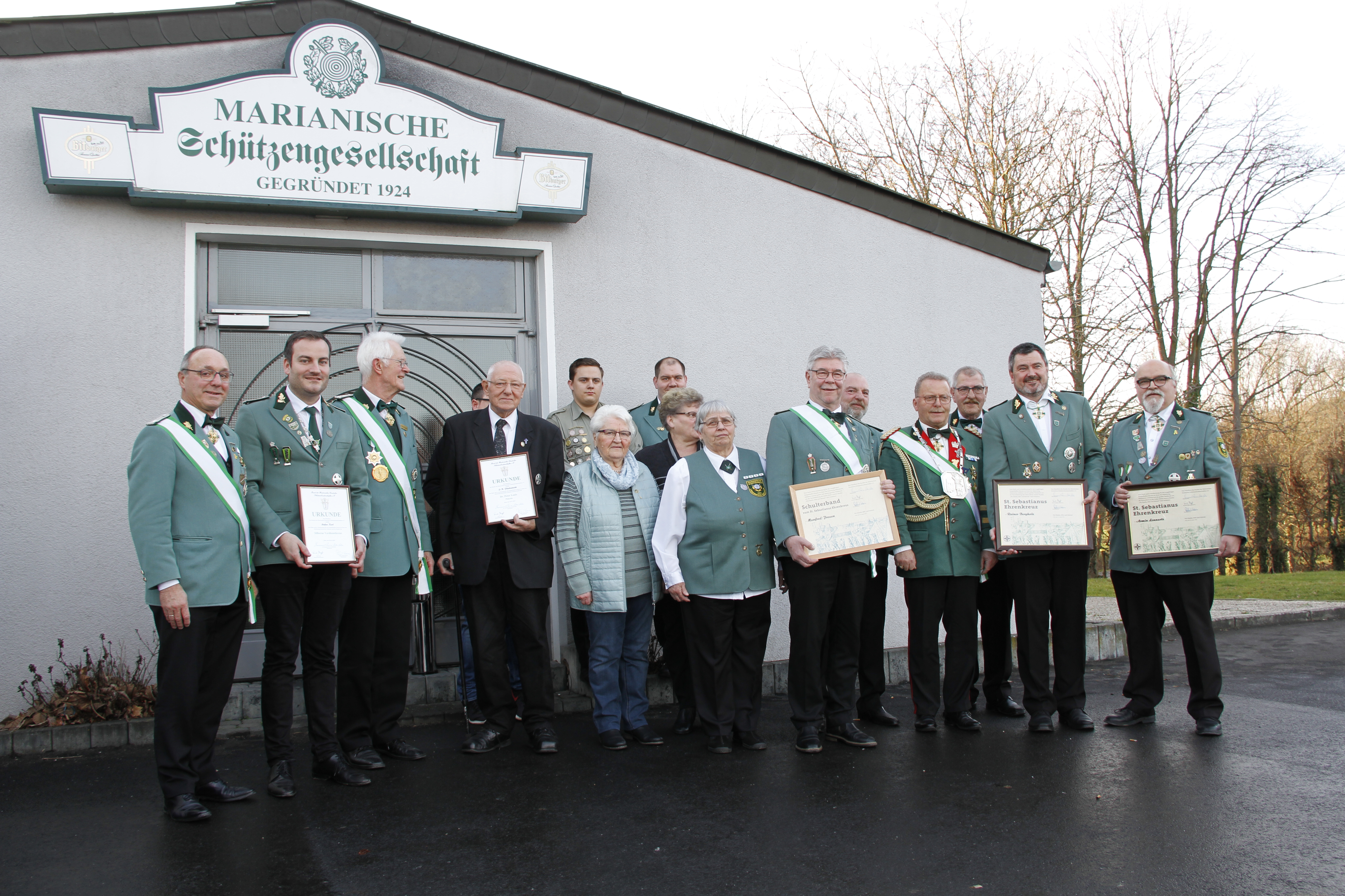 Ehrungen Langenbroich Schützen Patronatsfest